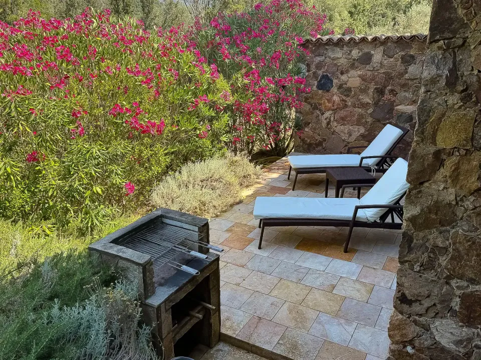 Intérieur chaleureux de villa